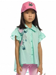 Блузка для девочек (GWCT3159/1) Pelican - цвет Ментол